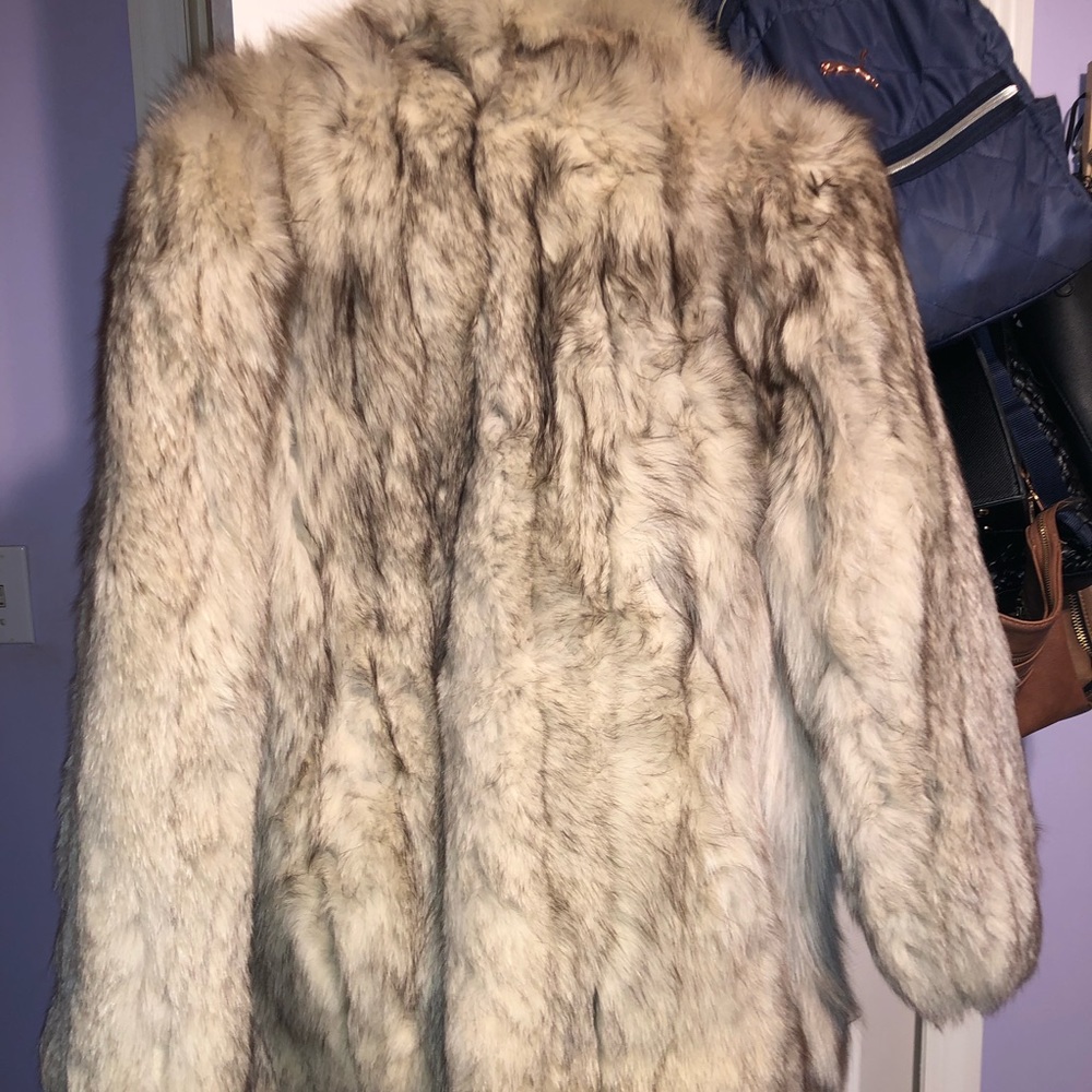 Real Fur Coat Size M
